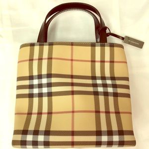 Burberry Nova Check Mini Tote Purse